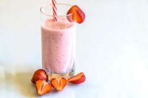 Batido de Fresa y Plátano