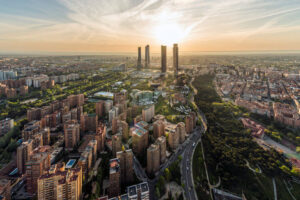 Vista aérea de Madrid